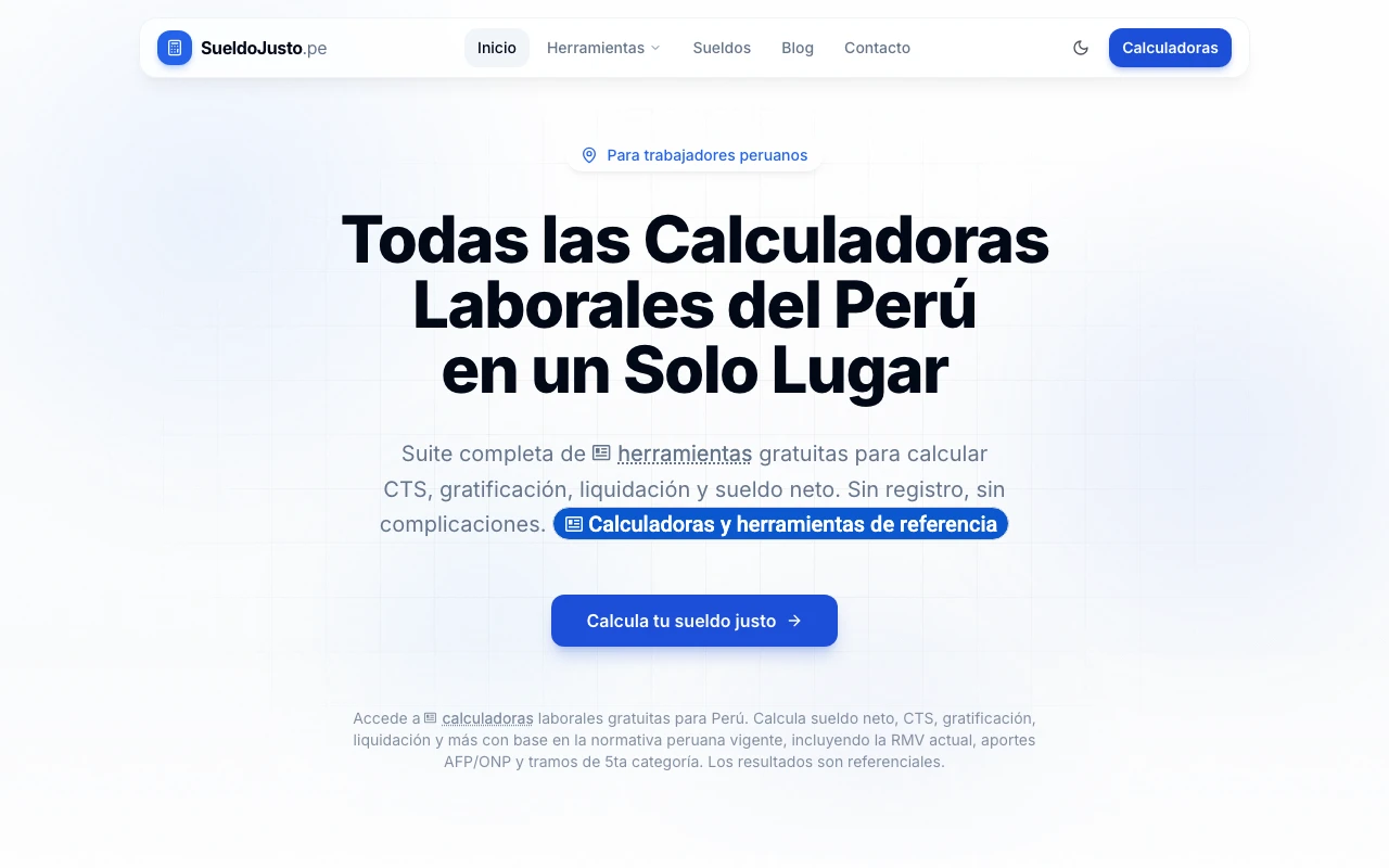 Caso de éxito SEO - SueldoJusto.pe