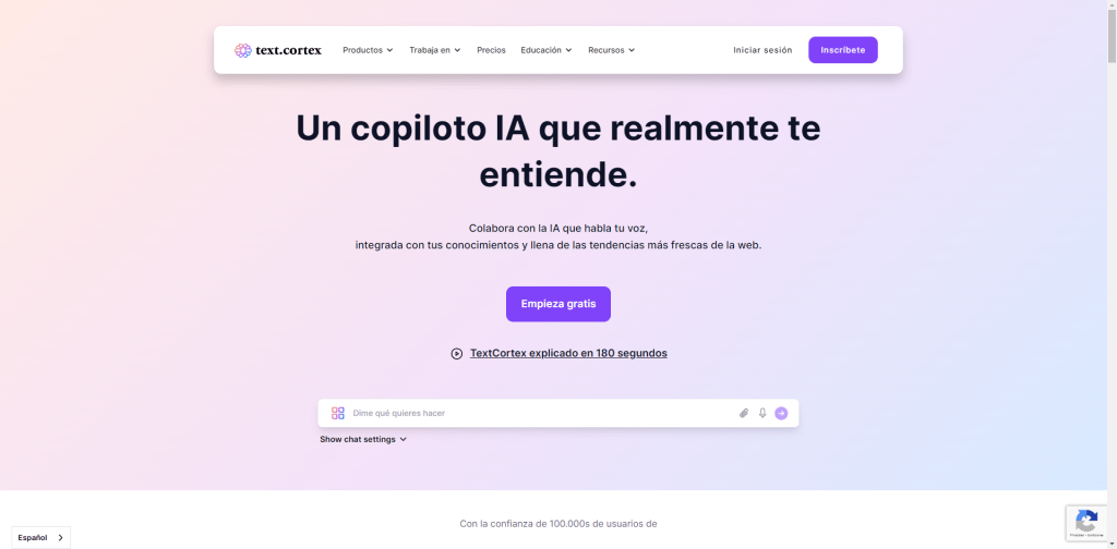 TextCortex - Herramienta IA